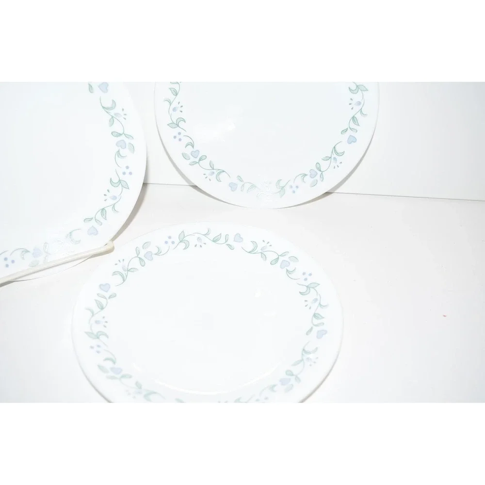 Set of 3 Corelle Country Cottage Dessert or Bread Plates  6 3/4